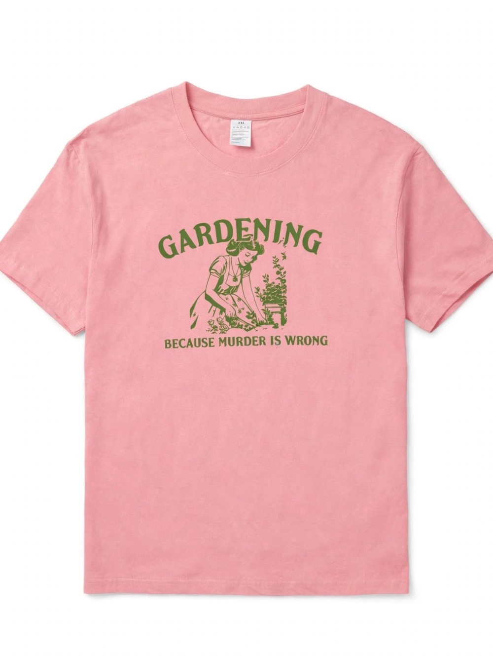 Gardening because murder is wrong closet staple😅